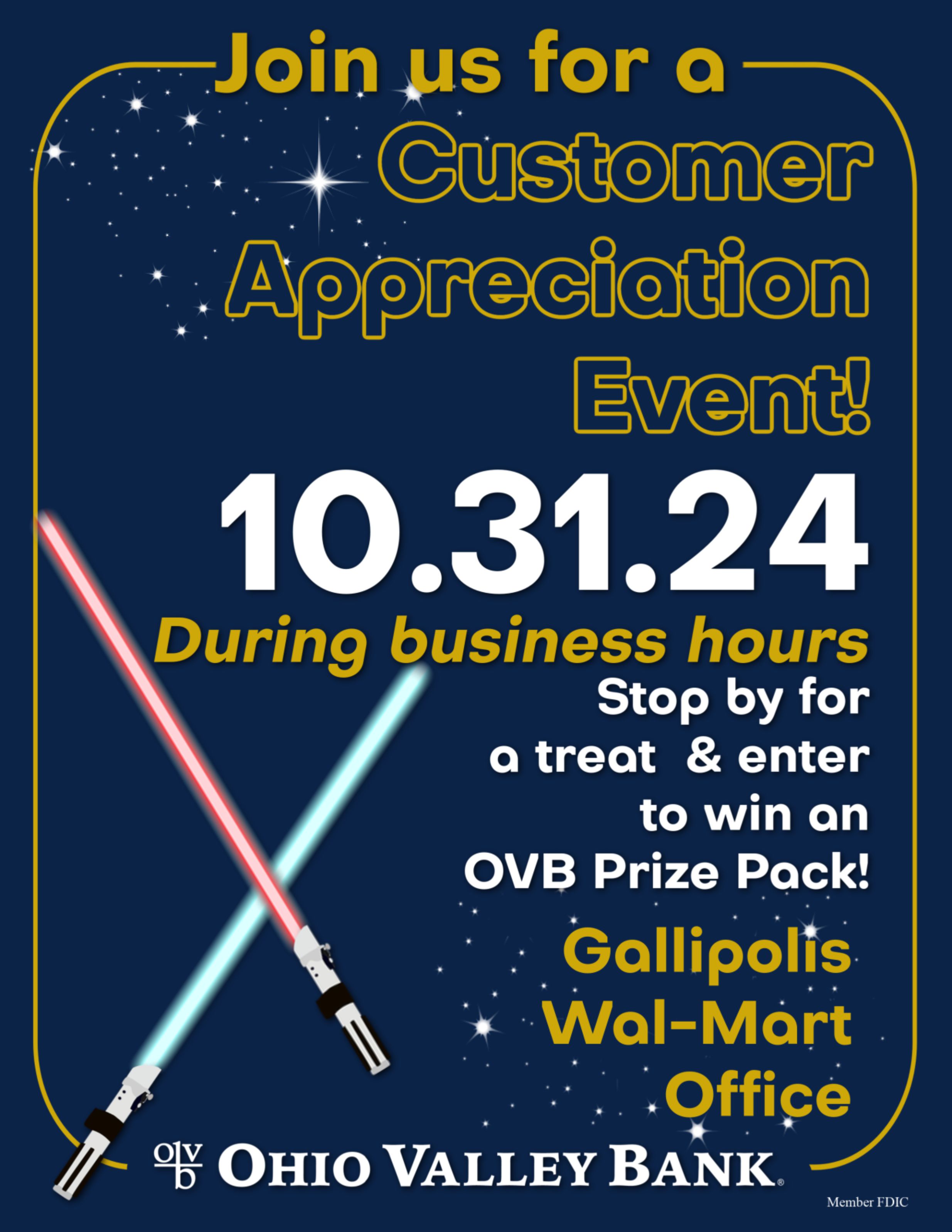 Customer Appreciation Event at Gallipolis Walmart office